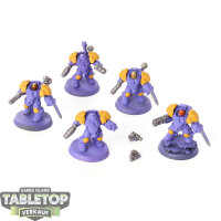 Leagues of Votann - 5x Einhyr Hearthguard - teilweise bemalt