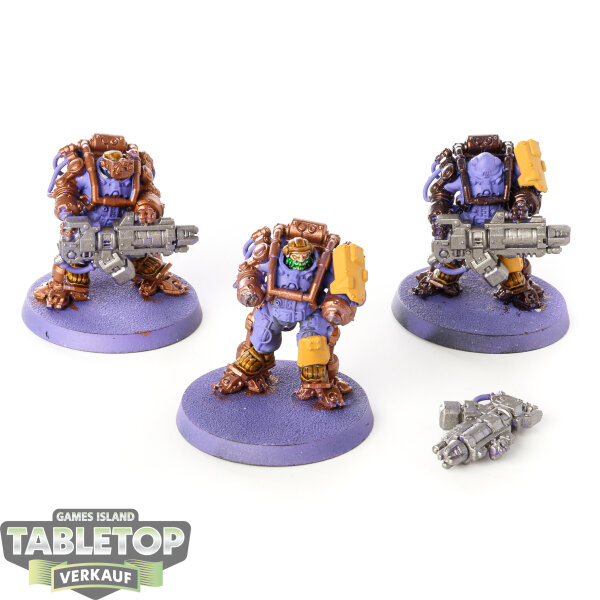 Leagues of Votann - 3x Brôkhyr Thunderkyn - teilweise bemalt