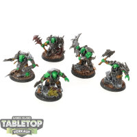 Orruk Warclans - 5x Brutes - teilweise bemalt