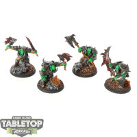 Orruk Warclans - 4x Brutes - teilweise bemalt
