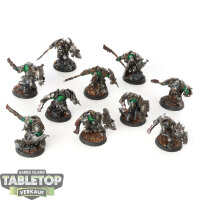 Orruk Warclans - 10x Ardboyz - teilweise bemalt