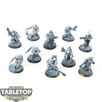 Chaos Space Marines - 10x Chaos Cultists - teilweise bemalt