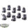 Slaves to Darkness - 10 Chaos Warriors klassisch - bemalt