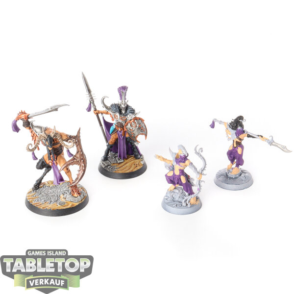 Warhammer Underworlds - 4 The Dread Pageant - teilweise bemalt