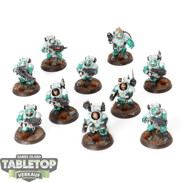 Leagues of Votann - 10x Hearthkyn Warriors - bemalt