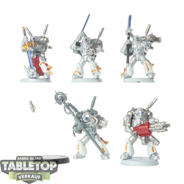 Grey Knights - 5 x Interceptor Squad - teilweise bemalt