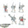 Grey Knights - 5 x Interceptor Squad - teilweise bemalt