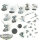 Grey Knights - 10 x Strike Squad - teilweise gebaut