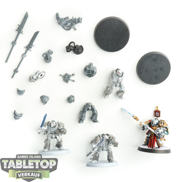 Grey Knights - 5 x Brotherhood Terminator Squad - teilweise gebaut