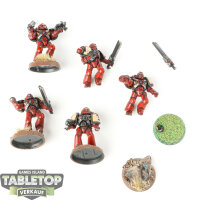 Space Marines - 5 x Assault Marines - bemalt