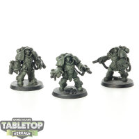 Space Marines - 3 x Aggressor Squad - teilweise bemalt