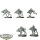 Tau Empire - 5 Kroot Hounds - unbemalt