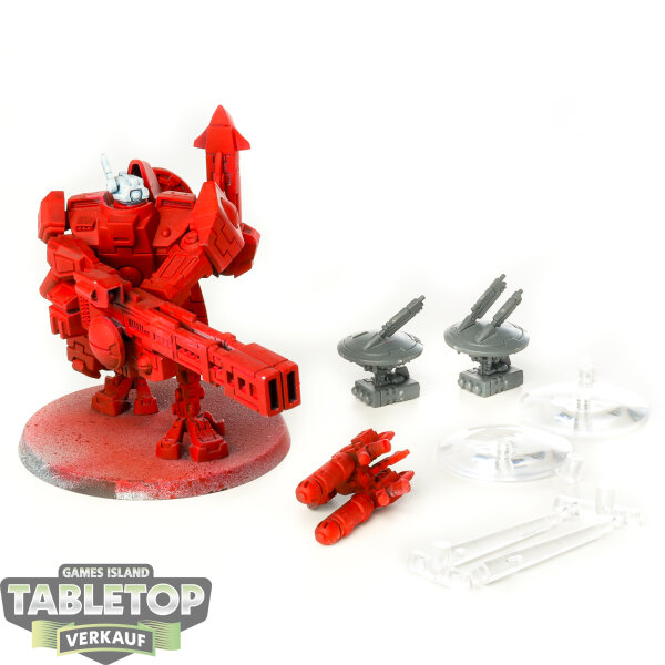 Tau Empire - XV88 Broadside Battlesuit - teilweise bemalt
