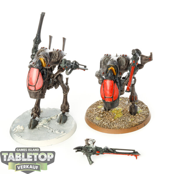 Aeldari - 2 War Walkers - bemalt