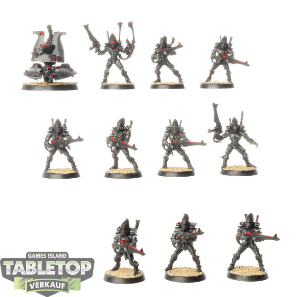 Aeldari - 10 Guardian Defenders classic - bemalt