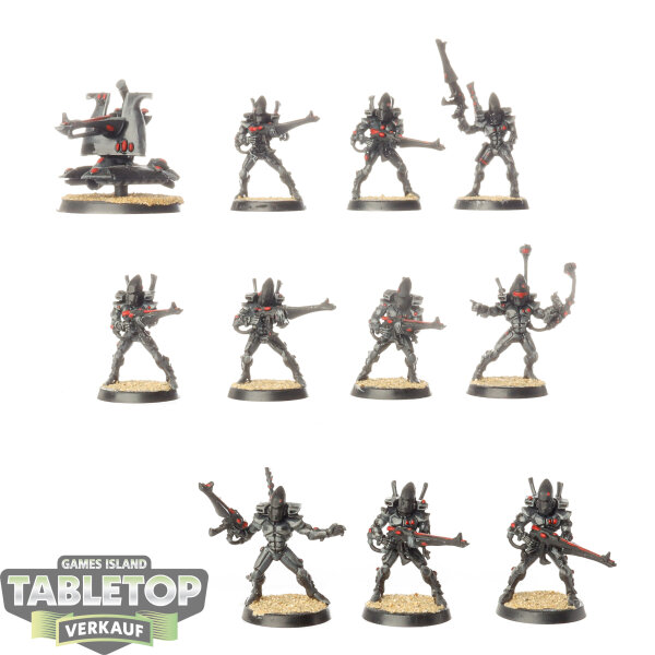 Aeldari - 10 Guardian Defenders classic - bemalt