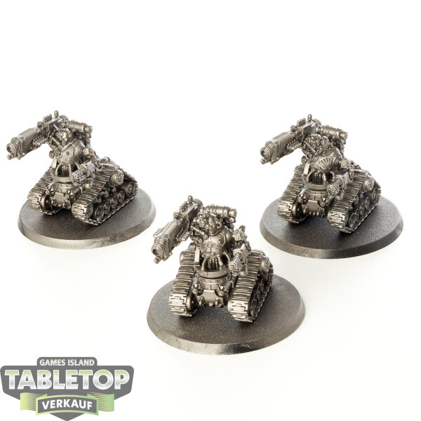 Adeptus Mechanicus - 3 Kataphron Destroyers - grundiert