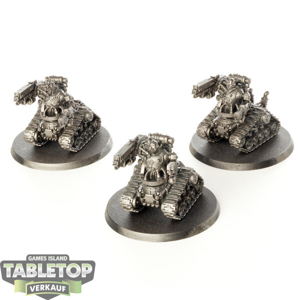 Adeptus Mechanicus - 3 Kataphron Destroyers - grundiert