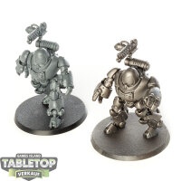 Adeptus Mechanicus - 2 Kastelan Robots - teilweise bemalt