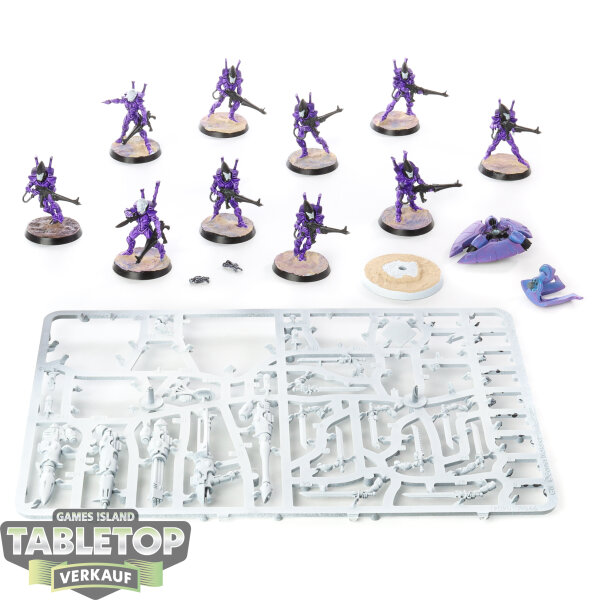 Aeldari - 10 Guardian Defenders - teilweise gebaut