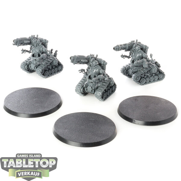 Adeptus Mechanicus - 3 Kataphron Destroyers - unbemalt