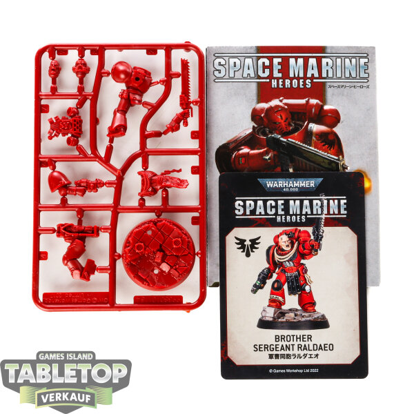 Space Marine Heroes - Brother Sergeant Raldaeo - im Gussrahmen