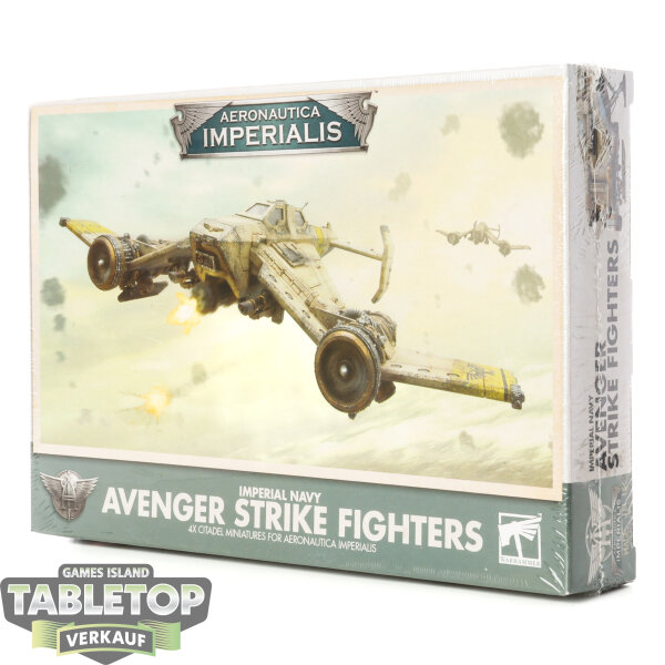 Aeronautica Imperialis - 4 Imperial Navy Avenger Strike Fighters - Originalverpackt / Neu
