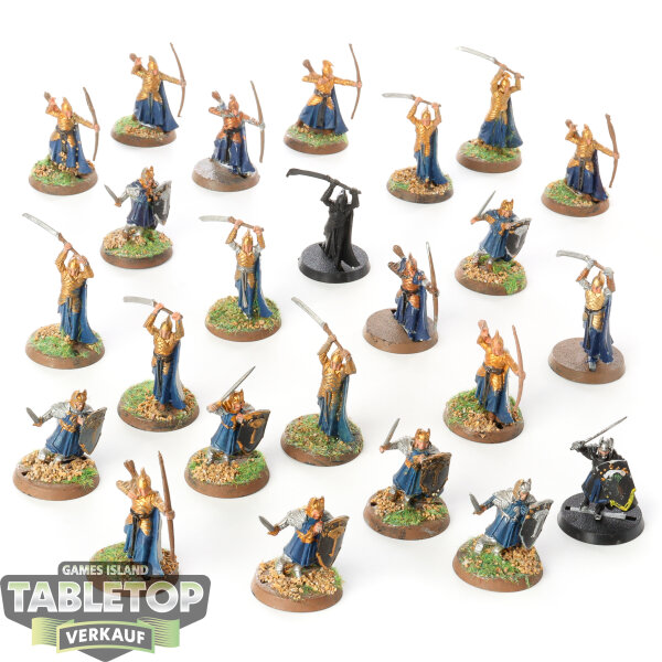 HdR Figuren - Gut - 24 Warriors of the Last Alliance - teilweise bemalt