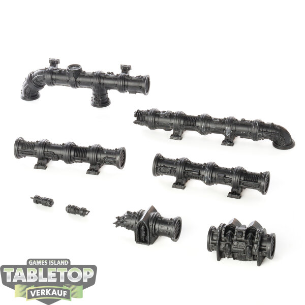 Gelände - Sector Mechanicus Promethium Relay Pipes - grundiert