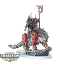 Slaves to Darkness - Chaos Lord on Karkadrak - bemalt