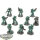 Dark Angels - 10x Intercessor Squad - teilweise bemalt