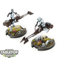 Galaktisches Imperium - 2 74-Z Speeder Bikes - bemalt