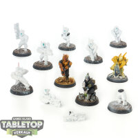 Tau Empire - 10 Pathfinder Team - teilweise bemalt
