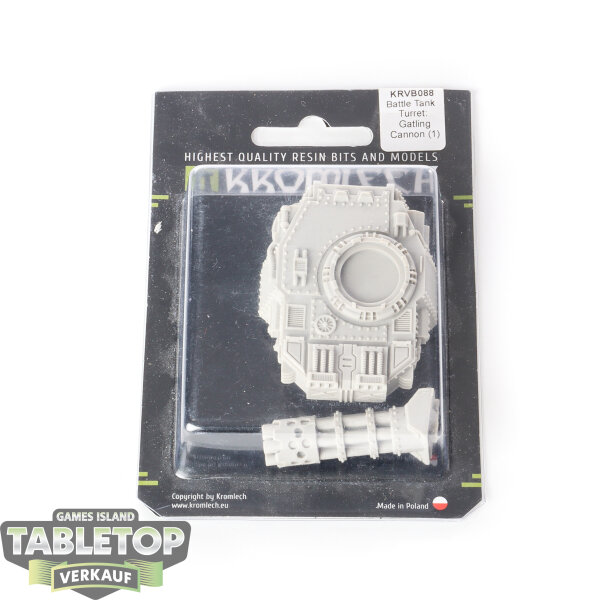 Miniaturen - Battle Tank Turret: Gatling Cannon - im Gussrahmen