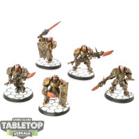 Adeptus Custodes - 5 Custodian Guard - bemalt
