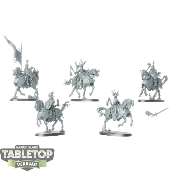 Cities of Sigmar - 5x Freeguild Cavaliers - unbemalt