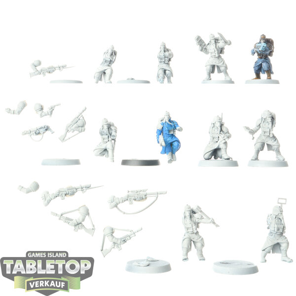 Astra Militarum - 10x Kill Team: Death Korps - teilweise bemalt