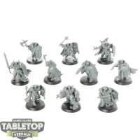 Slaves to Darkness - 10 Chaos Warriors - unbemalt