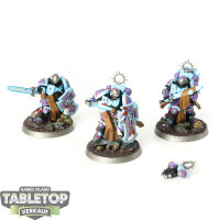 Space Marines - 3 Bladeguard Veteran Squad - bemalt