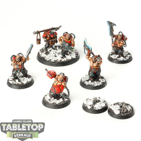 Leagues of Votann - 5 Cthonian Beserks - bemalt