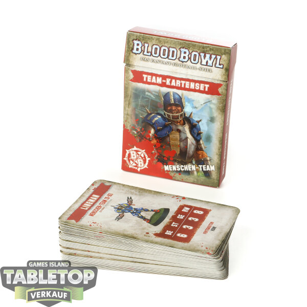 Blood Bowl - Menschen Team-Kartenset - deutsch