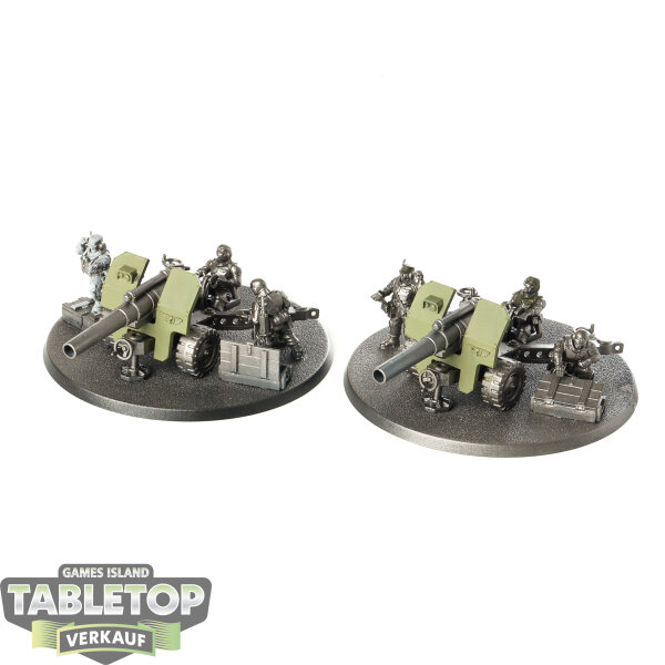 Astra Militarum - 2 Field Ordnance Battery - teilweise bemalt