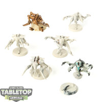 Tyraniden - 6 Genestealers klassisch - teilweise bemalt