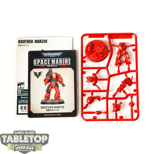 Space Marine Heroes - Brother Marzio - im Gussrahmen