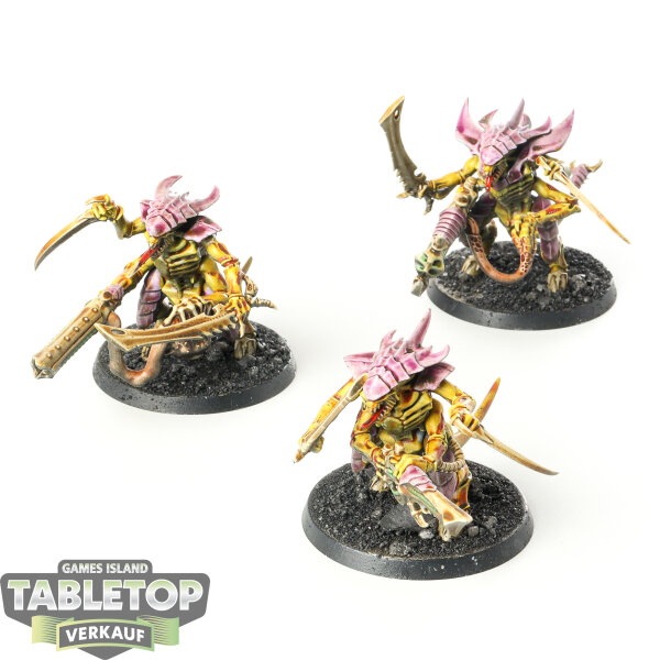 Tyraniden - 3 Tyranid Warriors - bemalt