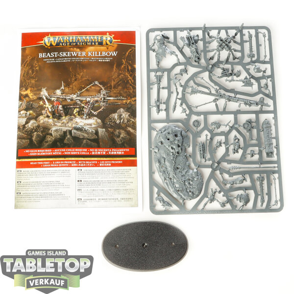 Orruk Warclans - Beast-skewer Killbow - im Gussrahmen
