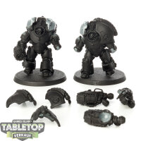 Horus Heresy - 2x Saturnine Terminator Squad - grundiert