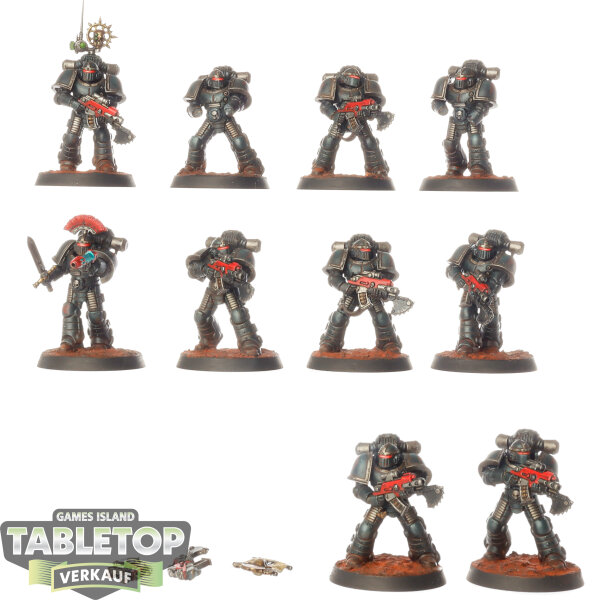 Horus Heresy - 10x MKII Tactical Squad - Dark Angels - bemalt