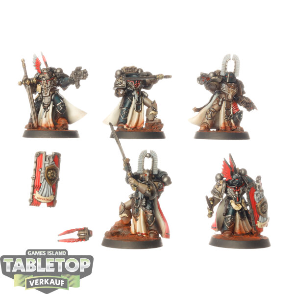 Horus Heresy - 5x Dark Angels Legion Deathwing Companions - bemalt