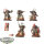 Horus Heresy - 5x Dark Angels Legion Deathwing Companions - bemalt